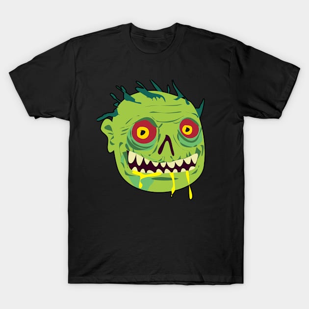 🧟 Undead Zombie – Scary Man-Eating Creature of the Night T-Shirt by Pixoplanet